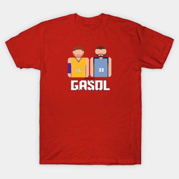The Gasol Brothers T-Shirt by epicavea